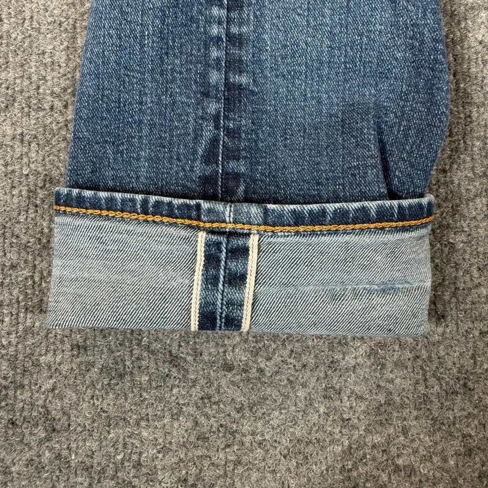 Levis 511 Slim Fit Selvedge Denim Jeans Blue Distressed 32x32 21948-0030 #3366